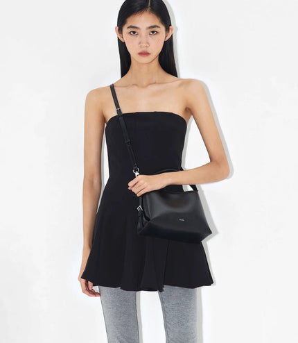 Wrinkled Handbag - Black