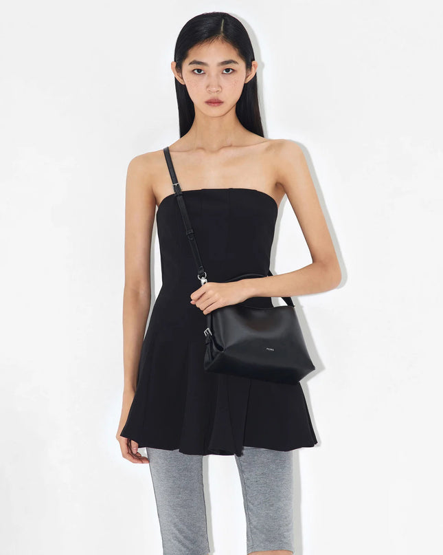 Wrinkled Handbag - Black
