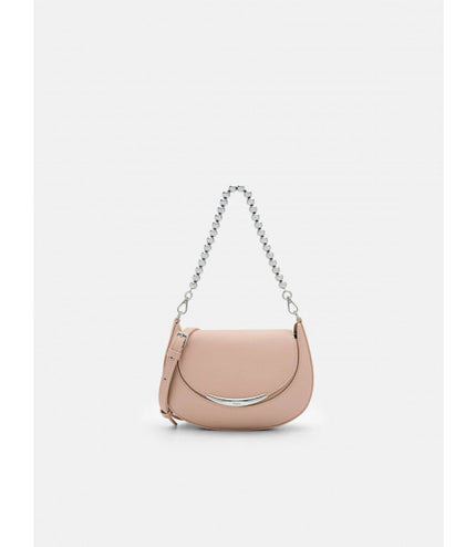 Vivi crescent shoulder bag - Nude