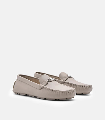 PEDRO Icon Leather Driving Shoes - Nude