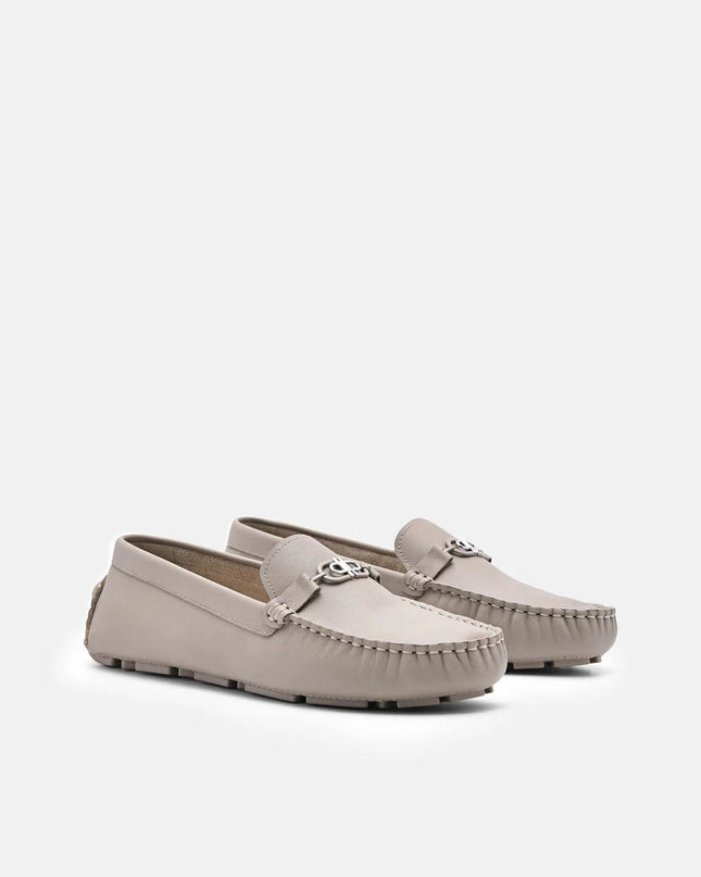 PEDRO Icon Leather Driving Shoes - Nude