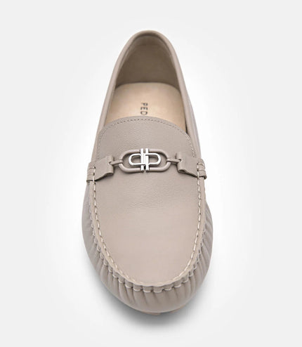 PEDRO Icon Leather Driving Shoes - Nude