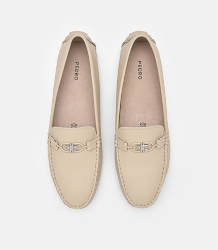 PEDRO Icon Leather Driving Shoes - Sand