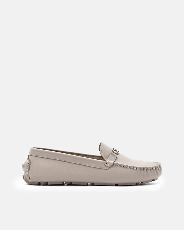 PEDRO Icon Leather Driving Shoes - Nude