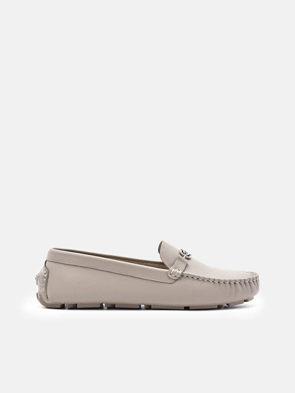 PEDRO Icon Leather Driving Shoes - Nude