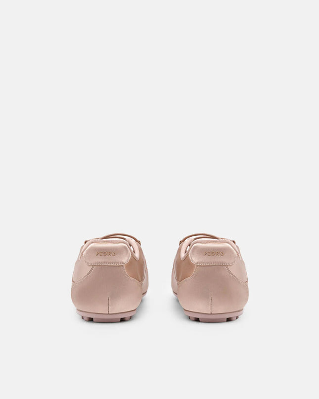 Eclipse Satin Sneakers - Nude