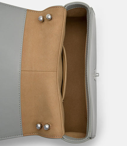 PEDRO Studio Farida Leather Handbag - Grey