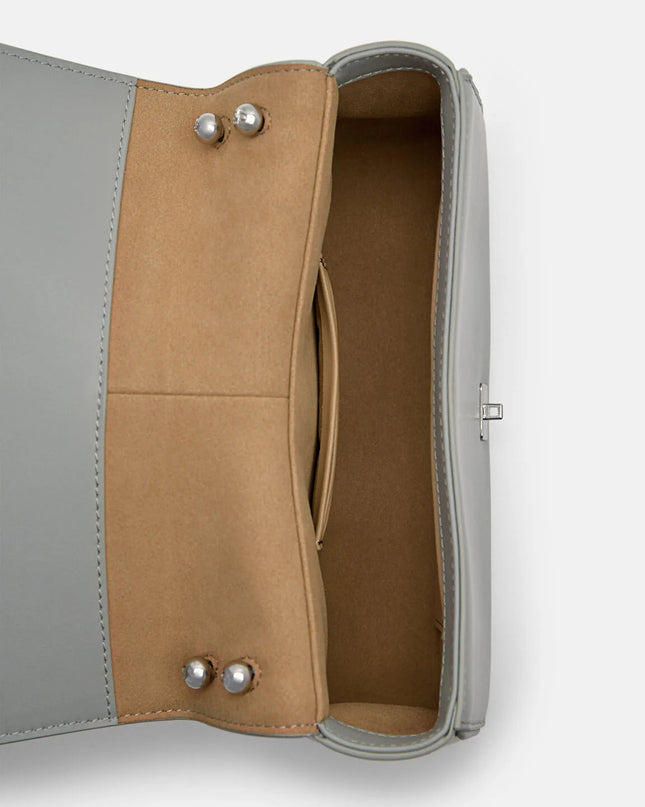 PEDRO Studio Farida Leather Handbag - Grey
