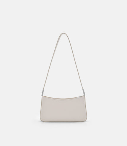 Jatte Leather Crossbody Pouch - Chalk