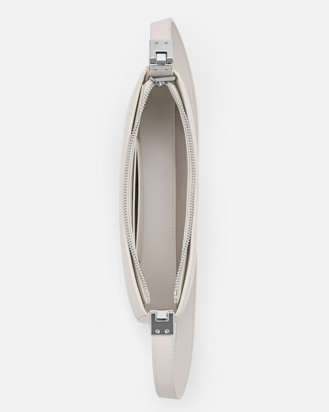 Jatte Leather Crossbody Pouch - Chalk