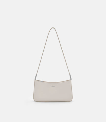 Jatte Leather Crossbody Pouch - Chalk