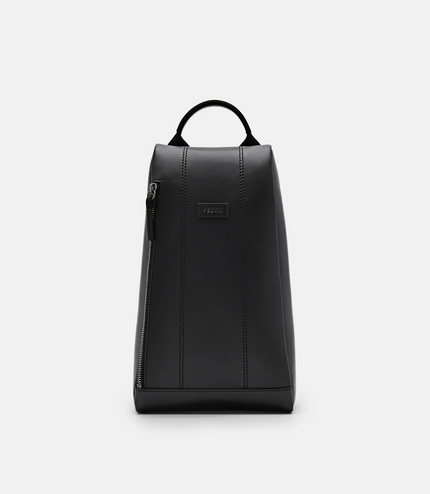 Textured Crossbody Pouch - Black