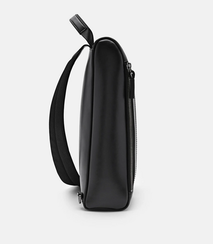 Textured Crossbody Pouch - Black