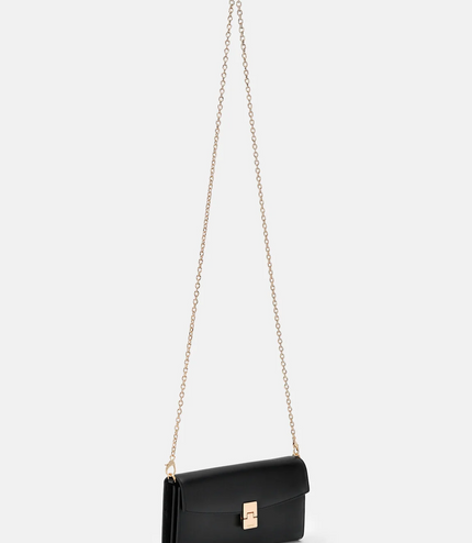 Jattle Leather Bi-Fold Long Wallet - Black