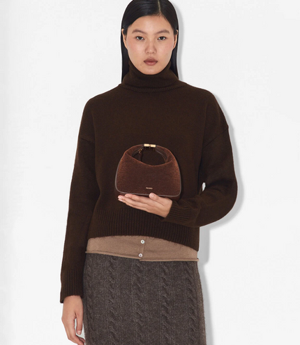 Jatte Crescent Bag - Brown