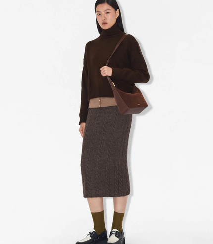 Jatte Crescent Bag - Brown