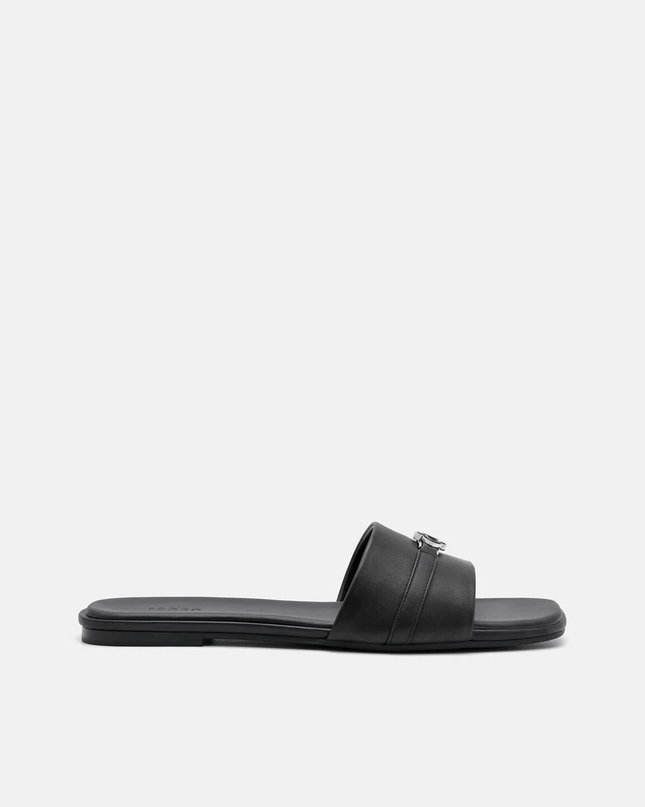 PEDRO Icon Leather Sandals - Black