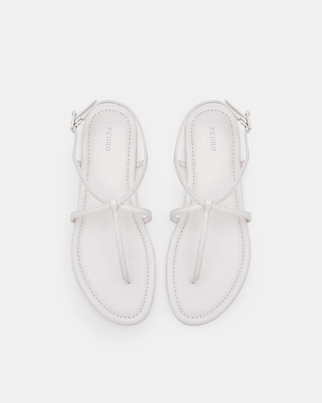 Strappy Ankle Strap Sandals - Chalk