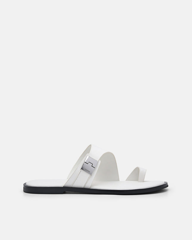 Jatte Leather Sandals - Chalk