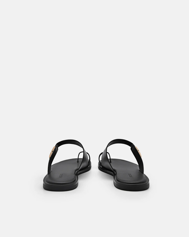 Jatte Leather Sandals - Black