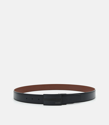 Leather Reversible Tang Belt