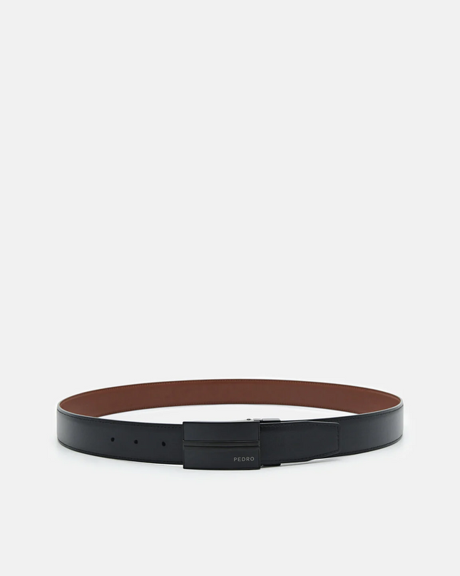 Leather Reversible Tang Belt