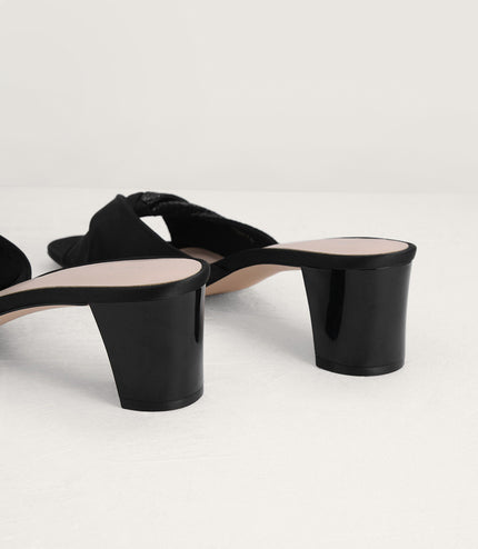 Metallic Soft Twist Mules