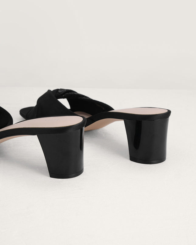 Metallic Soft Twist Mules