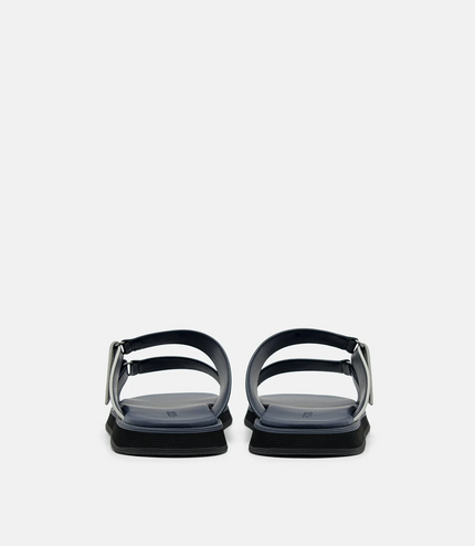 Velcro Slide Sandals - Navy
