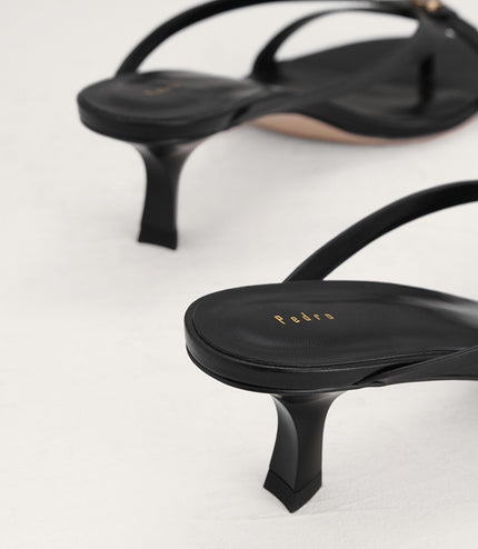 Thong Heeled Sandals