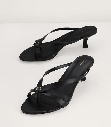 Thong Heeled Sandals