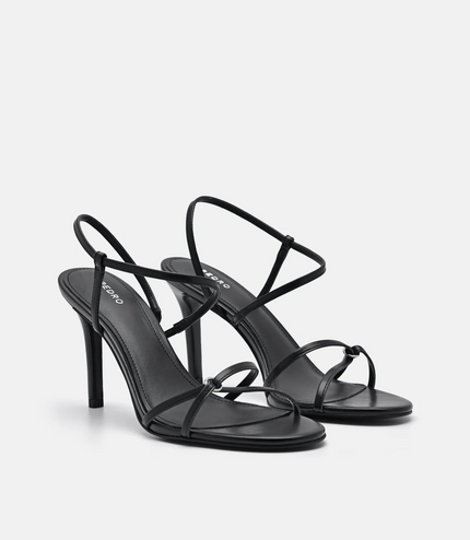 Dita Heel Sandals - Black