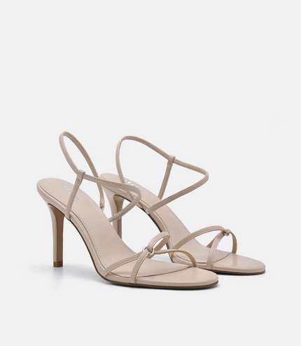 Dita Heel Sandals - Nude