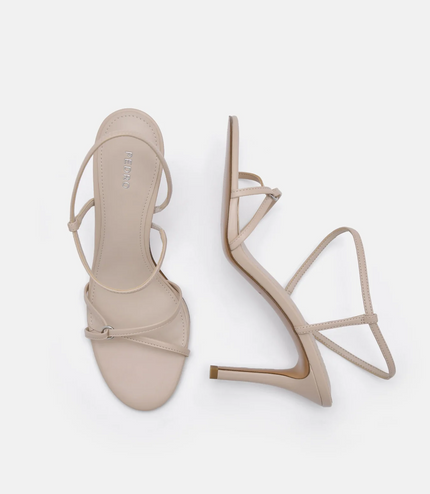 Dita Heel Sandals - Nude