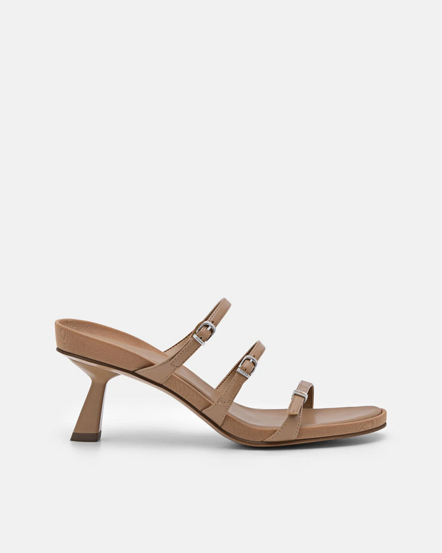 Helix Heel Sandals - Taupe