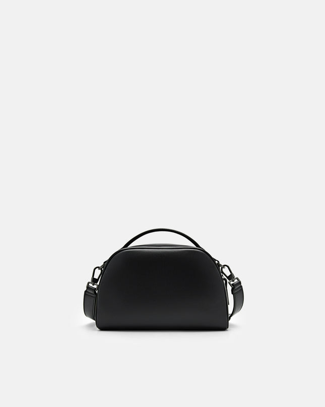 Textured Crossbody Bag - Black