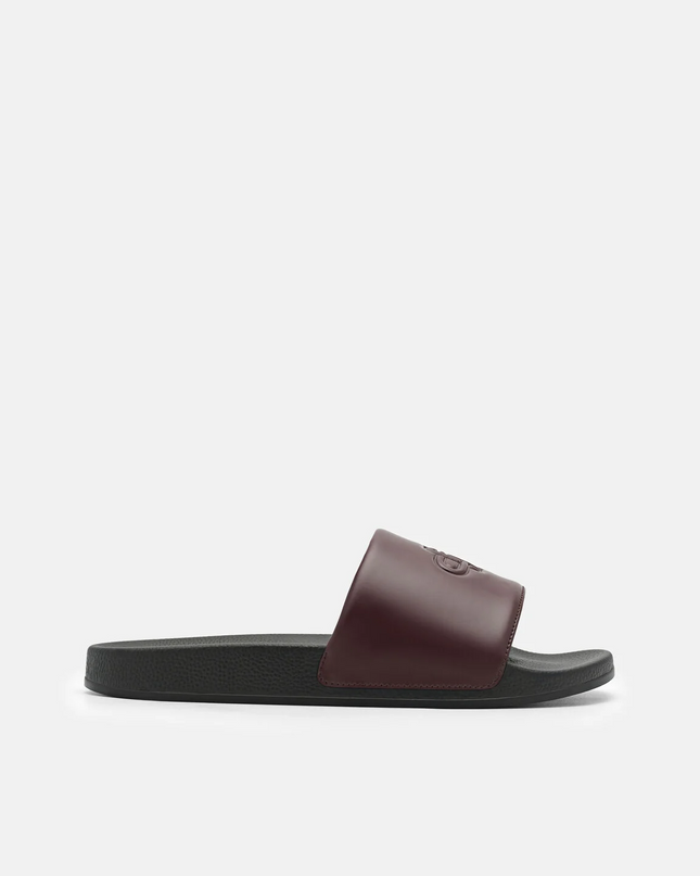 Slide Sandals - Mahogany