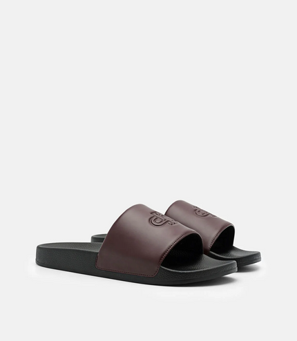 Slide Sandals - Mahogany