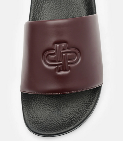 Slide Sandals - Mahogany
