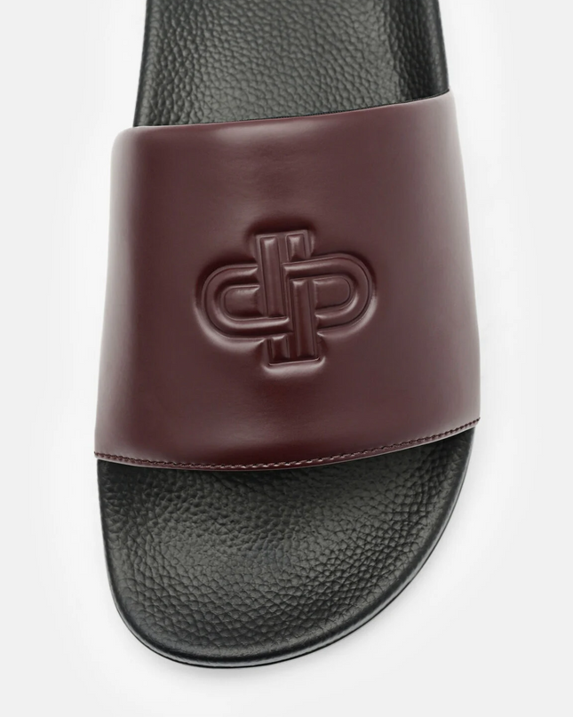 Slide Sandals - Mahogany