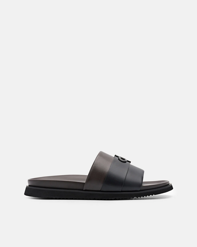 PEDRO Icon Slide Sandals - Dark Brown