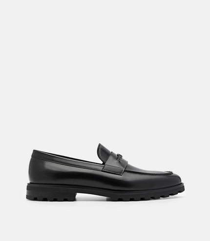 Leather Loafers - Black