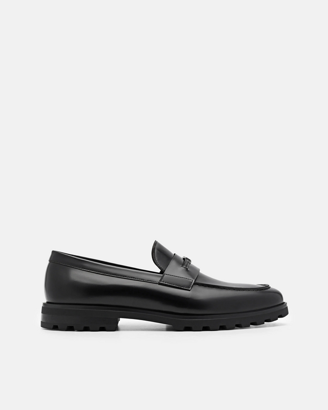 Leather Loafers - Black