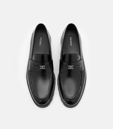 Leather Loafers - Black