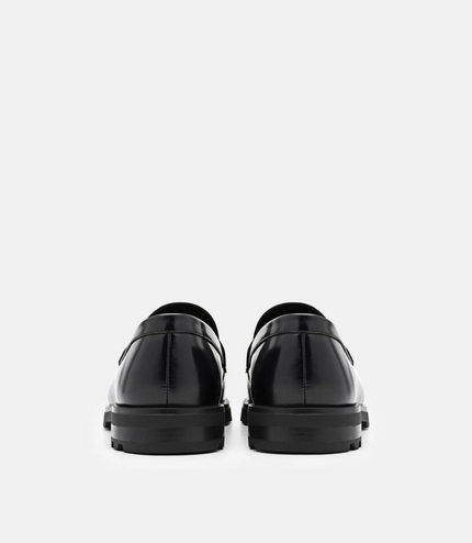 Leather Loafers - Black