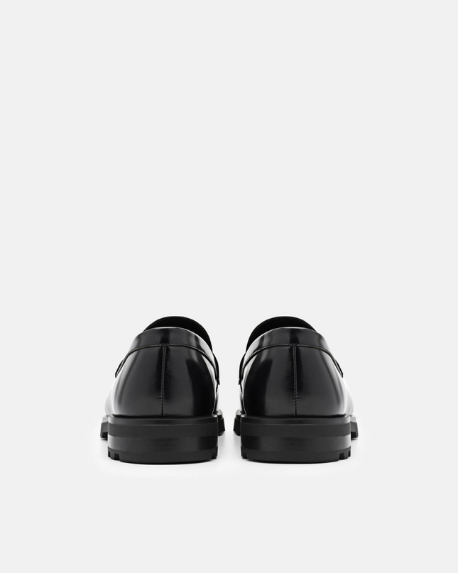 Leather Loafers - Black