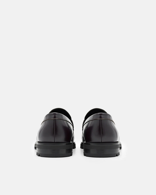 Leather Loafers - Mahogany