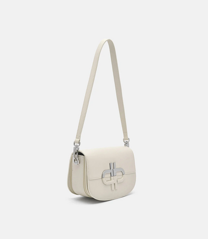 PEDRO Icon Leather Shoulder Bag - Beige
