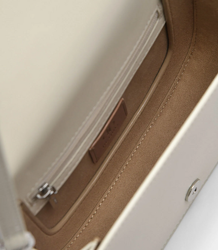 PEDRO Icon Leather Shoulder Bag - Beige