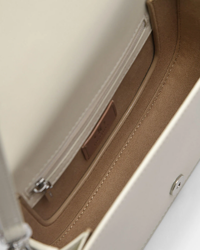 PEDRO Icon Leather Shoulder Bag - Beige